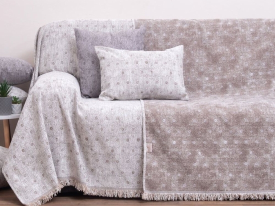 Ριχτάρι 2210 Ecru Viopros Πολυθρόνα 180x180cm Chenille