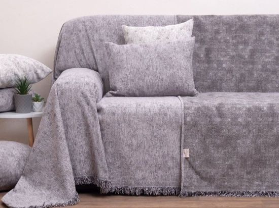 Ριχτάρι 2210 Grey Viopros Πολυθρόνα 180x180cm Chenille