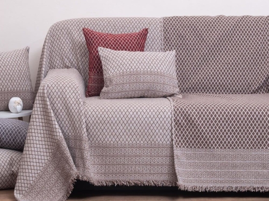 Ριχτάρι 2211 Linen Viopros Διθέσιο 180x180cm Chenille