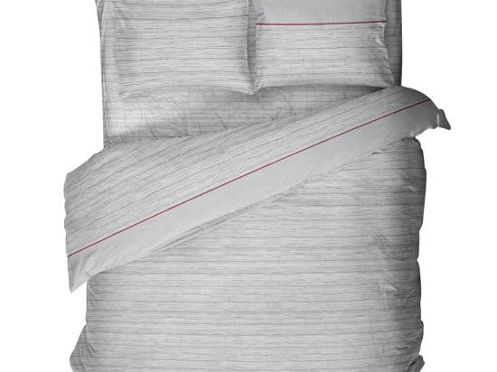 Σεντόνια 2544 Με Λάστιχο Φανελλένια (Σετ 4τμχ) Grey Viopros Υπέρδιπλο 160x225cm 100% Βαμβάκι