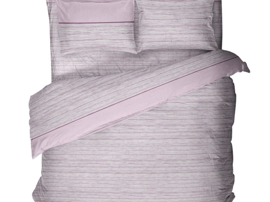 Σεντόνια 2544 Με Λάστιχο Φανελλένια (Σετ 3τμχ) Pink Viopros Μονό 100x225cm 100% Βαμβάκι