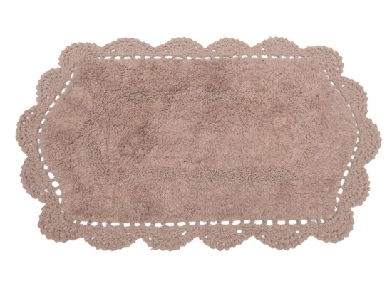 Ταπέτο Μπάνιου Τάνια Linen Viopros 45x75cm 45x75cm 100% Βαμβάκι