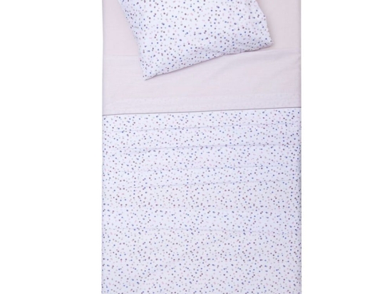 Παπλωματοθήκη Βρεφική Νίνα (Σετ 2τμχ) Beige Viopros 100% Βαμβάκι