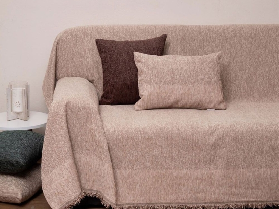 Ριχτάρι 2213 Beige Viopros Τετραθέσιο 180x320cm Chenille