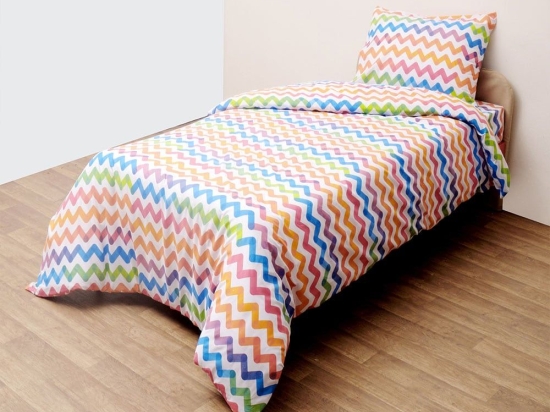 Πάπλωμα Χάρπερ (Σετ 2τμχ) Multi Viopros Ημίδιπλο 180x240cm 100% Βαμβάκι