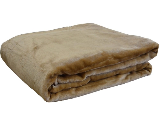 Κουβέρτα Βελουτέ 7 Beige Anna Riska Ημίδιπλο 160x220cm Πολυέστερ