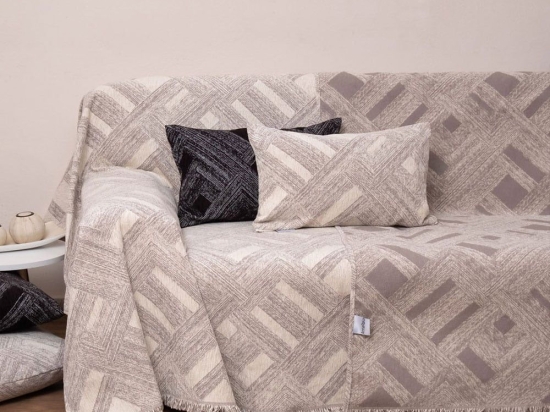 Ριχτάρι 1448 Beige Anna Riska Διθέσιο 180x240cm Chenille