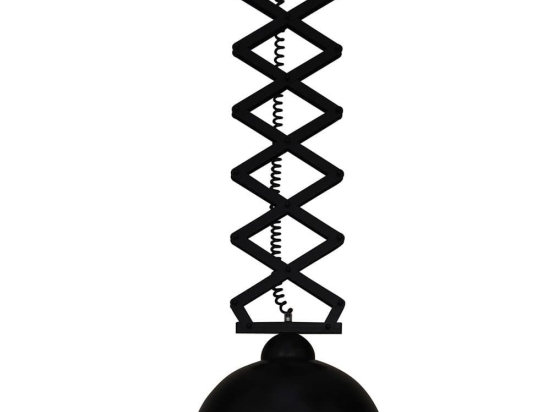 Φωτιστικό Οροφής Κρεμαστό HL-224S-1P38 77-2978 Esperos Expanding Black Homelighting Μέταλλο