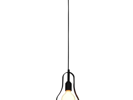 Φωτιστικό Οροφής Κρεμαστό HL-2445-1P5 77-3059 Spectre Black Homelighting Μέταλλο