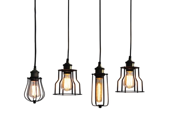 Φωτιστικό Οροφής - Ράγα 77-2449 KS2048P-85-4AB-S Magnum Syrma Black Mat Homelighting Μέταλλο