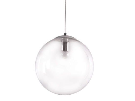 Φωτιστικό Οροφής 77-3703 SE3000-1 Chiara Clear Glass - Chrome Homelighting Γυαλί