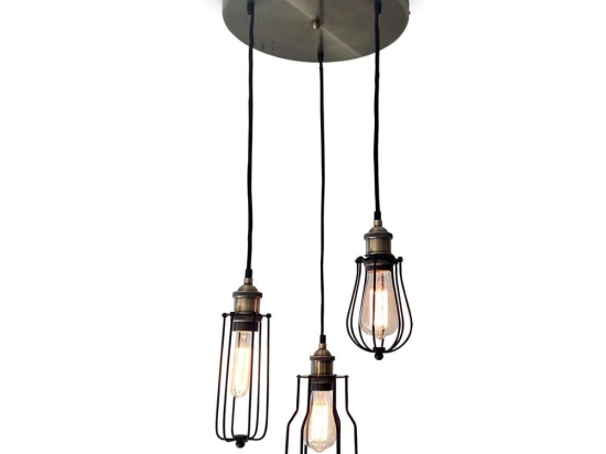 Φωτιστικό Οροφής 77-2443 KS2048P-13-3AB-S Magnum Syrma Copper Homelighting Μέταλλο