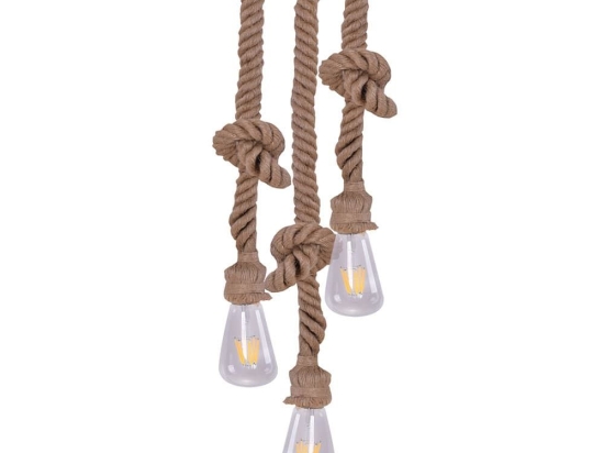 Φωτιστικό Οροφής 77-4344 SE147-27-3 Maya Rope Bronze Homelighting Σχοινί