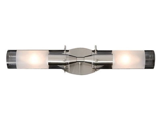 Φωτιστικό Τοίχου - Απλίκα 77-0024 MB456-2A Korina Chrome Mat Homelighting Μέταλλο,Γυαλί