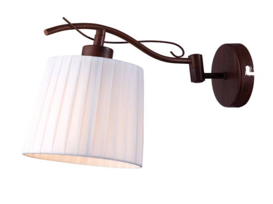 Φωτιστικό Τοίχου - Απλίκα 77-2230 W9423-1 Hana Brown Rusty Homelighting Μέταλλο,Ύφασμα