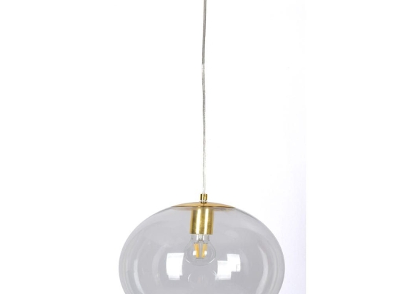 Φωτιστικό Οροφής  SE 3000-1Gold 77-4478 Globe Homelighting Μέταλλο,Γυαλί