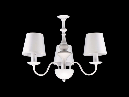Φωτιστικό Οροφής Belo 77-8085 59x59x33 White Homelighting Μέταλλο,Ύφασμα