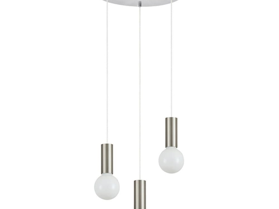 Φωτιστικό Οροφής Adept Tube 77-8389 35x35x300cm 3xE27 60W Nickel Homelighting