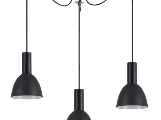 Φωτιστικό Οροφής Adept Tube 77-8549 40x40x300cm 3xE27 60W Black Homelighting