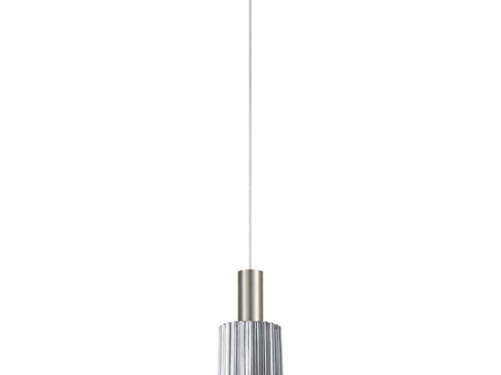 Φωτιστικό Οροφής Adept Tube 77-8392 12x12x300cm 1xE27 60W Nickel-Smoke Homelighting