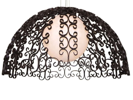 Φωτιστικό Οροφής Bale HL-3589-1XLP1 77-4032 105x105x120cm 1xE27 60W Rust Homelighting