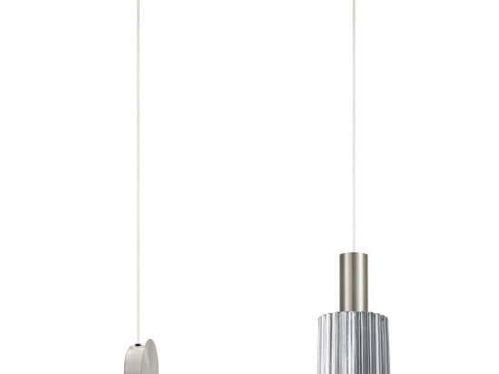 Φωτιστικό Τοίχου Adept Tube 77-8804 40x12x300cm 1xE27 60W Nickel-Smoke Homelighting