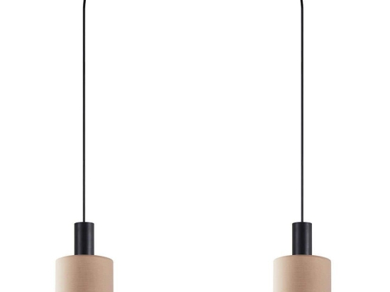 Φωτιστικό Οροφής Adept Tube 77-8522 70x15x300cm 2xE27 60W Black-Brown Homelighting