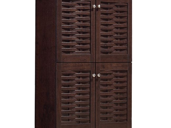 ΠΑΠΟΥΤΣΟΘΗΚΗ-ΝΤΟΥΛΑΠΙ KABIRA 4 ΠΟΡΤΕΣ HM2210.01 WENGE 77Χ34Χ123εκ.