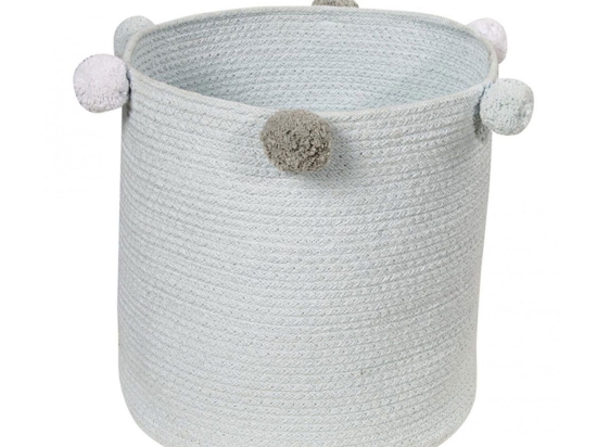 Καλάθι Αποθήκευσης Bubbly LOR-BSK-BUBBLY-BLUE Γαλάζιο 30X30X30Cm Lorena Canals Βαμβάκι