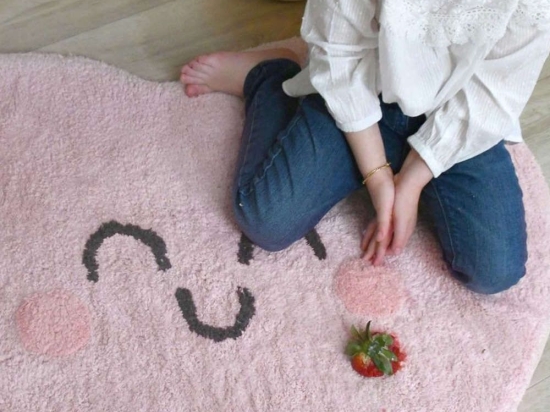 Χαλί Παιδικό Mr Wonderful Happy Heart LΟR-C-ΜW-ΗΕΑRΤ Lorena Canals 90X105cm
