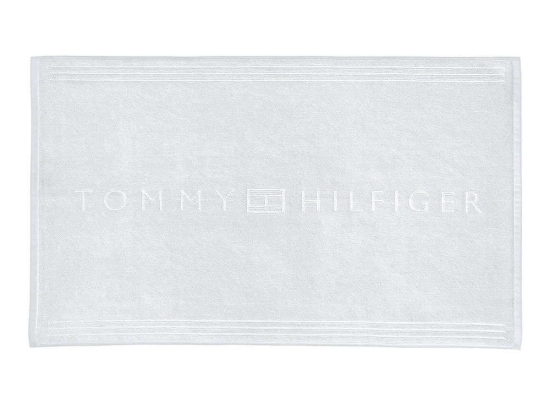 Ταπέτο Μπάνιου Legend White Tommy Hilfiger 50 X 80 50x80cm 100% Βαμβάκι