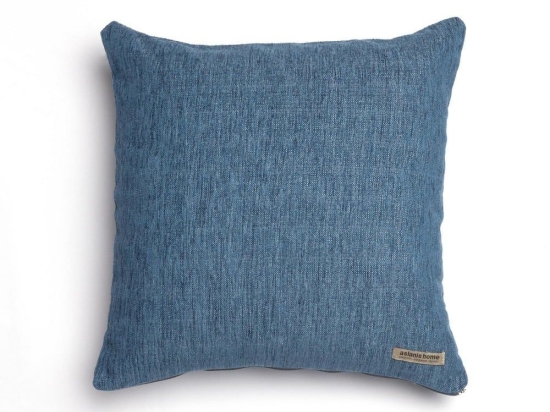 Μαξιλαροθήκη Διακοσμητική Four Seasons Classic Blue Jean Aslanis Home 45X45 Βαμβάκι-Chenille
