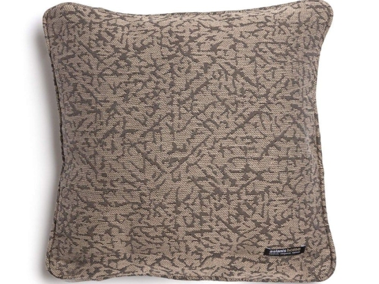 Μαξιλαροθήκη Διακοσμητική Athos Ραφή Γκανς Beige-Brown Aslanis Home 45X45 Βαμβάκι-Chenille