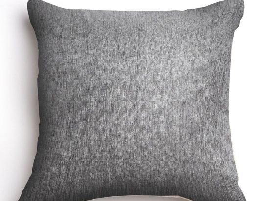 Μαξιλαροθήκη Διακοσμητική Plain 4 Seasons Classic Dark Grey Aslanis Home 60Χ60 Βαμβάκι-Chenille