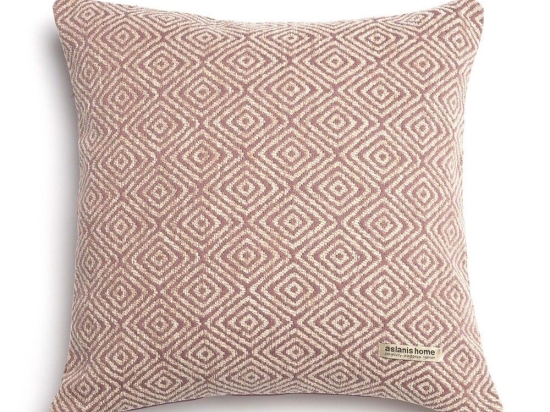 Μαξιλαροθήκη Διακοσμητική Panion Classic Apple-Ecru Aslanis Home 45X45 Βαμβάκι-Chenille