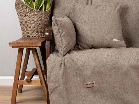 Ριχτάρι Four Seasons Spaghi Aslanis Home Πολυθρόνα 180x180cm Βαμβάκι-Chenille