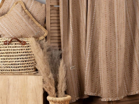 Ριχτάρι Olympos Beige-Sand Aslanis Home Τετραθέσιο 180x350cm Βαμβάκι-Chenille