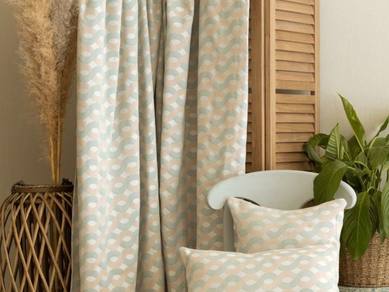 Ριχτάρι Pinovo Veraman-Beige Aslanis Home Διθέσιο 180x250cm Βαμβάκι-Πολυέστερ