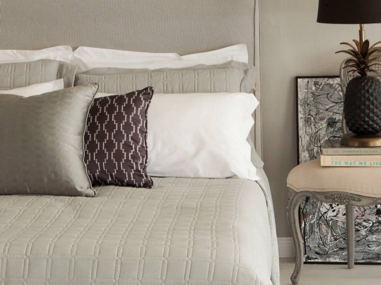 Κουβερλί Pleated (Σετ 3τμχ) Silver Aslanis Home Υπέρδιπλo 240x260cm Microfiber
