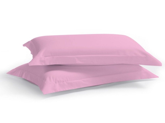 Μαξιλαροθήκες Satin Plain (Σετ 2τμχ) Light Pink Aslanis Home 50Χ70 100% Βαμβακοσατέν