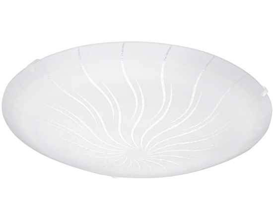 Φωτιστικό Οροφής Led Margitta 1 96091 White Eglo Μέταλλο,Γυαλί