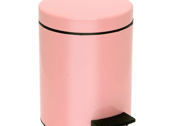 Κάδος Απορριμμάτων 5lt 05-096-303 Pink Pam&Co Ανοξείδωτο Ατσάλι