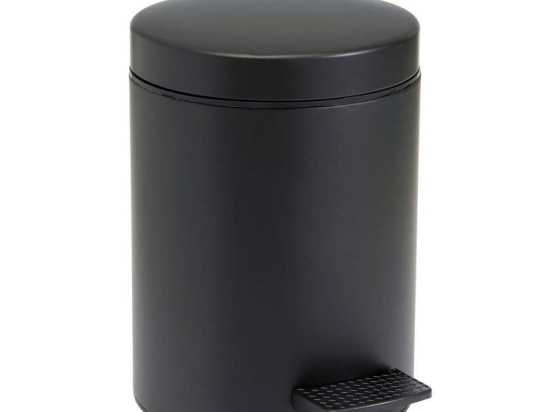 Κάδος Απορριμμάτων 5lt 05-096-403 Black Matte Pam&Co Ανοξείδωτο Ατσάλι