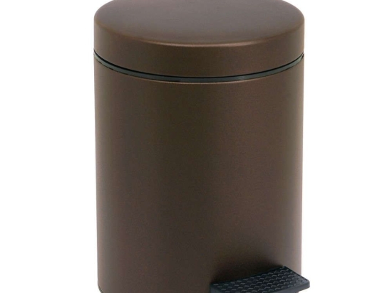 Κάδος Απορριμμάτων 5lt 05-096-943 Wenge Mat Pam&Co Ανοξείδωτο Ατσάλι
