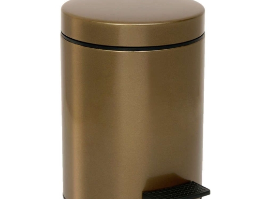 Κάδος Απορριμμάτων 5lt 05-096-963 Light Bronze Pam&Co Ανοξείδωτο Ατσάλι
