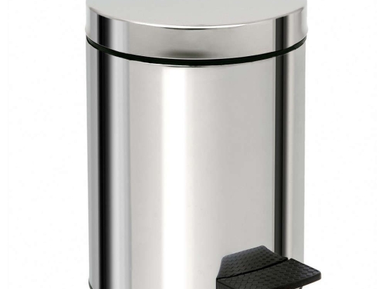 Κάδος Απορριμμάτων 5lt 05-136-001 Inox Pam Co Ανοξείδωτο Ατσάλι