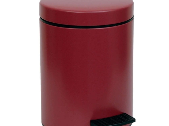 Κάδος Απορριμμάτων 5lt 05-096-153 Bordeaux Matte Pam&Co Ανοξείδωτο Ατσάλι