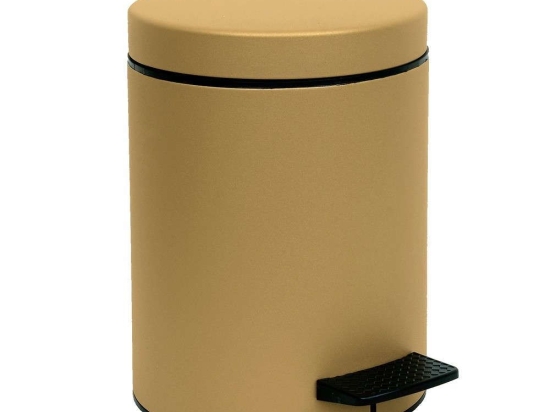 Κάδος Απορριμμάτων 5lt 05-096-173 Ø20xH28cm Matte Amber Pam&Co Ανοξείδωτο Ατσάλι