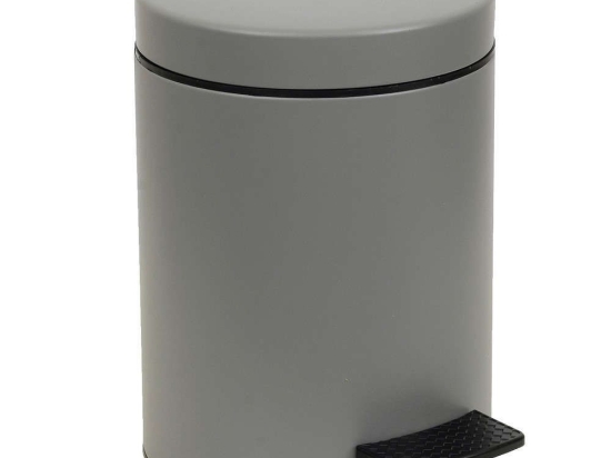 Κάδος Απορριμμάτων 8Lt 08-500-163 23x32cm Matt Concrete Grey Pam&Co Ανοξείδωτο Ατσάλι