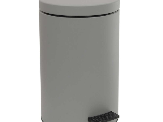 Κάδος Απορριμμάτων 12lt 12-090-163 Matte Concrete Grey Pam&Co Ανοξείδωτο Ατσάλι